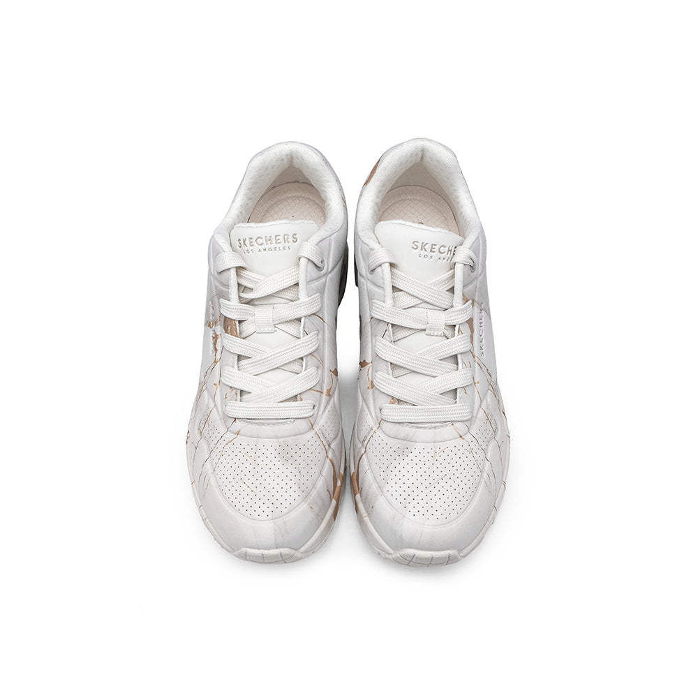Sapatilha Casual Mulher Bege E Branco