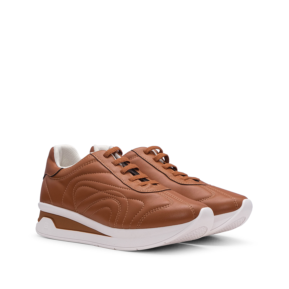 Sapatilha Casual Mulher Camel