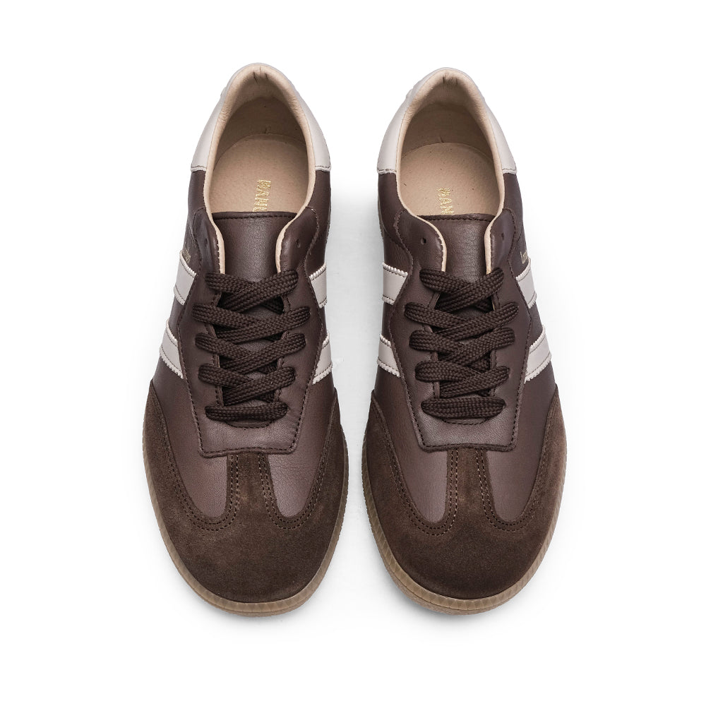 Sapatilha Casual Mulher Camurça Café