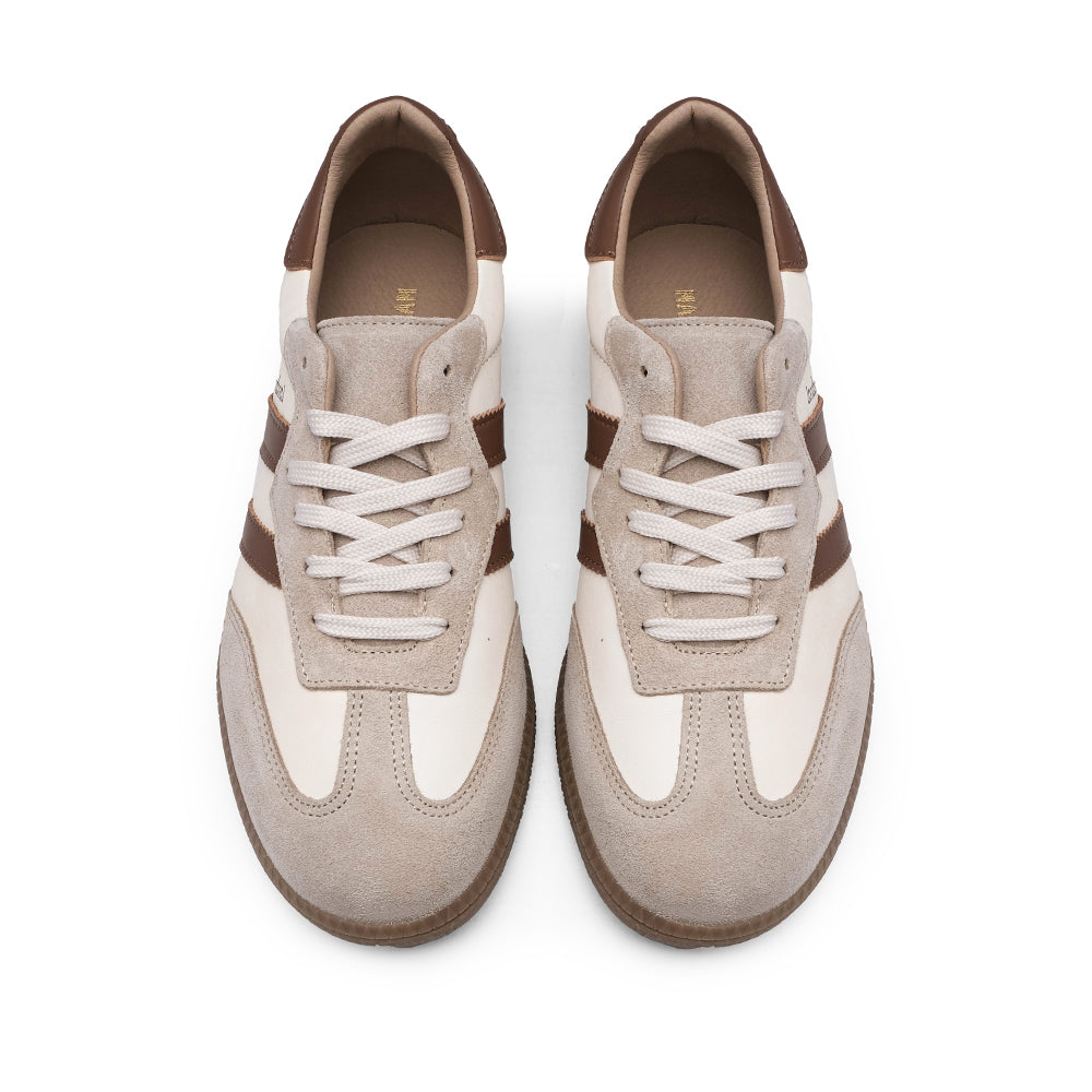 Sapatilha Casual Mulher Camurça Creme