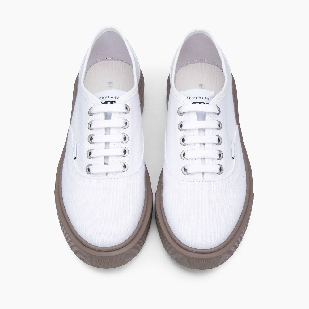 Sapatilha Casual Mulher Têxtil Branco