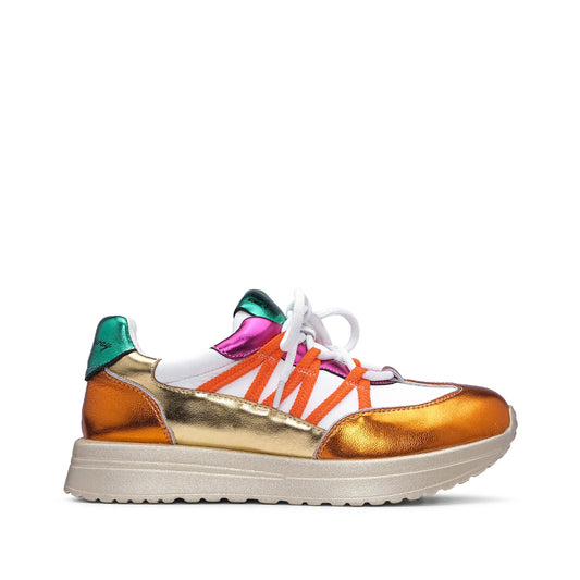 Sapatilha Casual Mulher Metalizado Multicolor