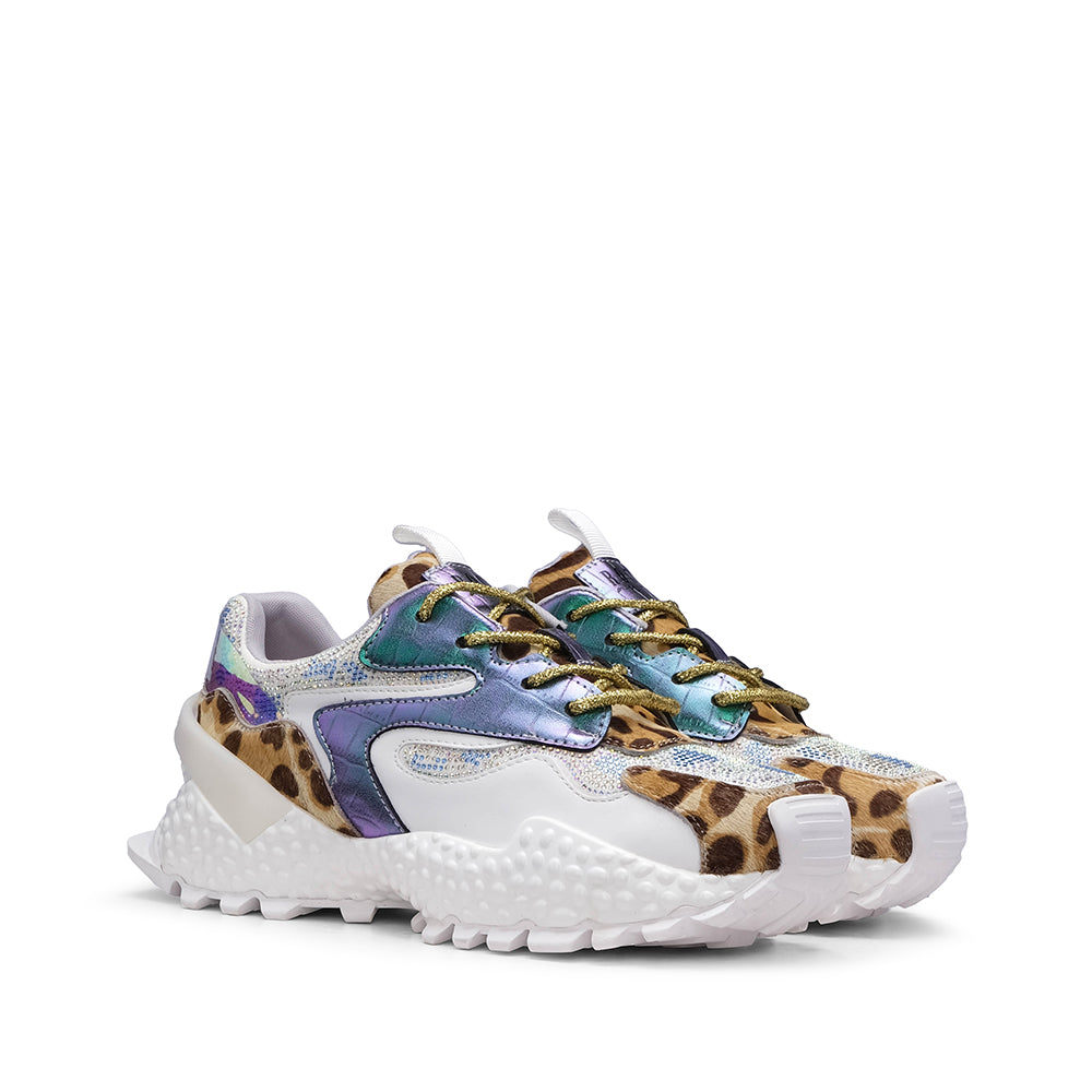 Sapatilha Casual Mulher Leopardo