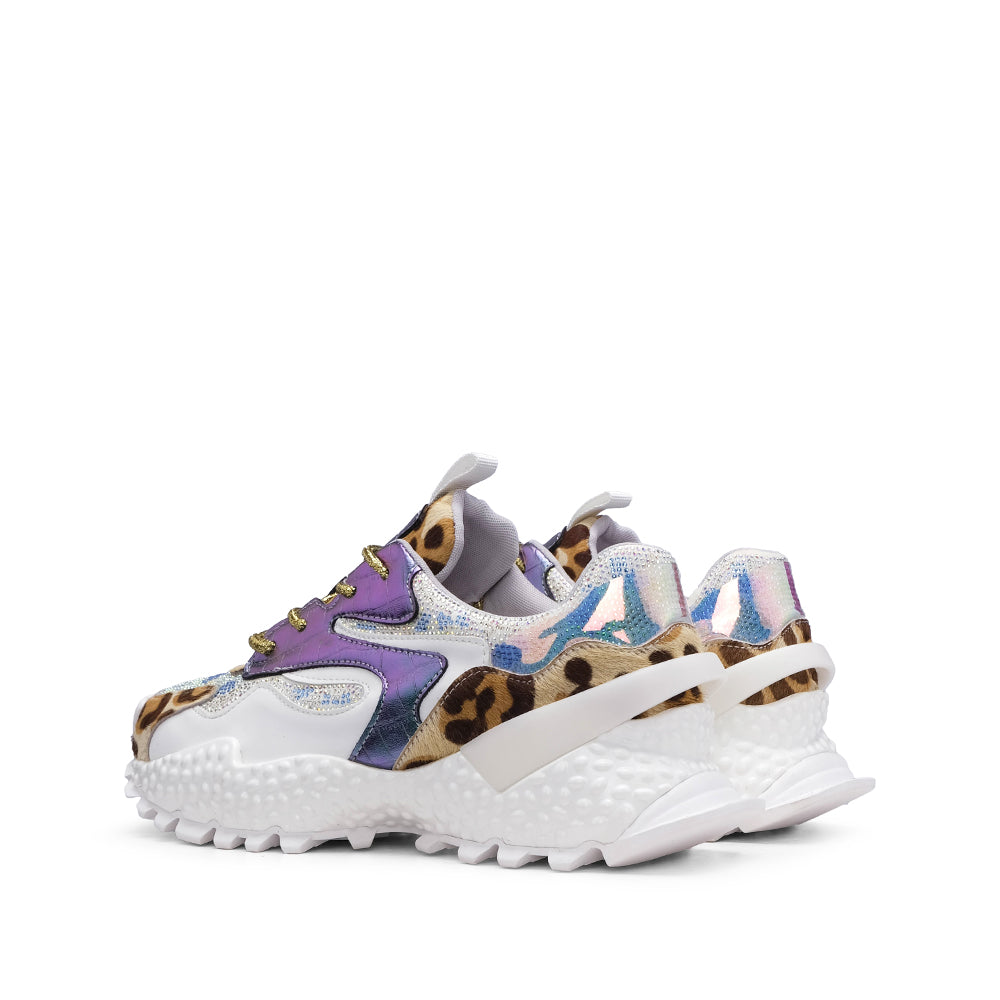 Sapatilha Casual Mulher Leopardo