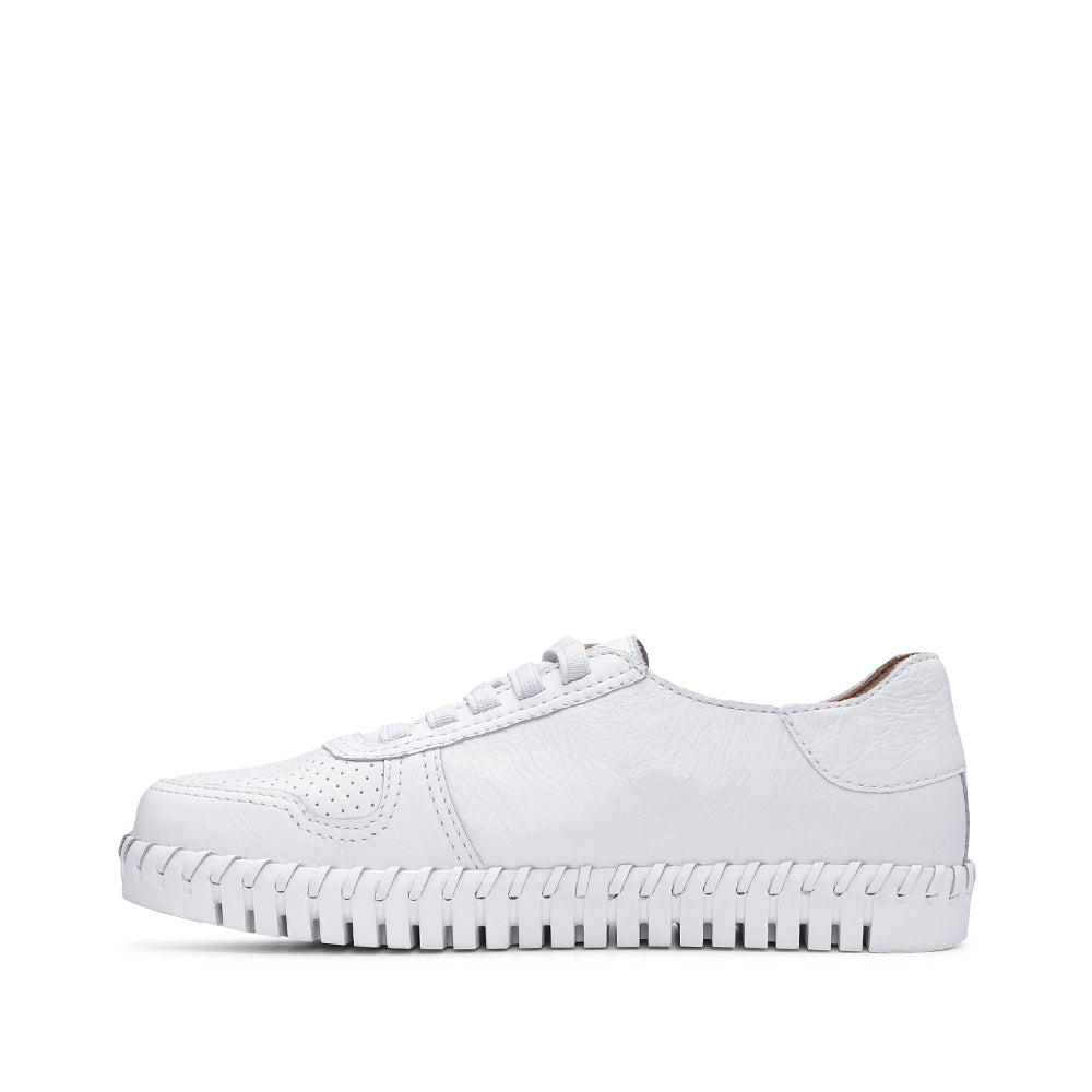 Sapatilha Casual Mulher Pele Branco
