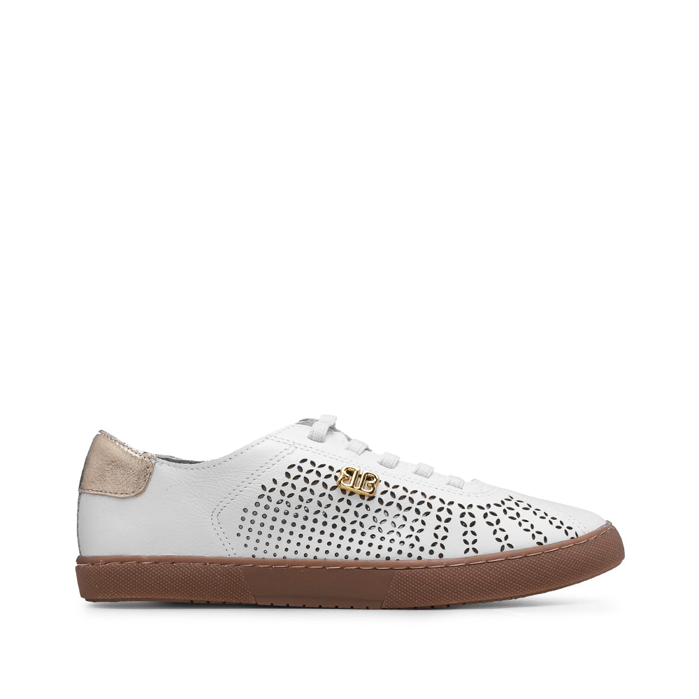 Sapatilha Casual Mulher Pele Branco