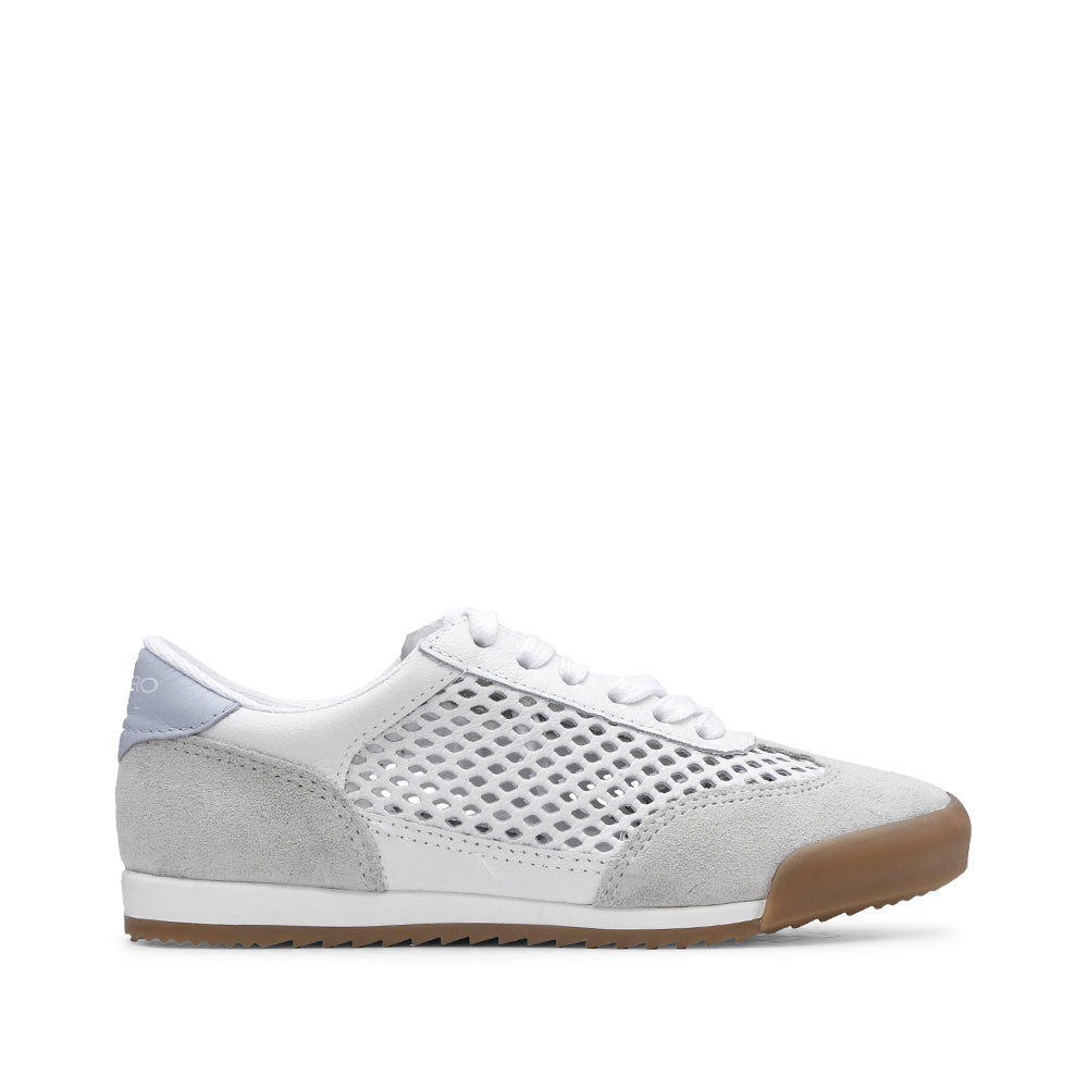 Sapatilha Casual Mulher Camurça Branco
