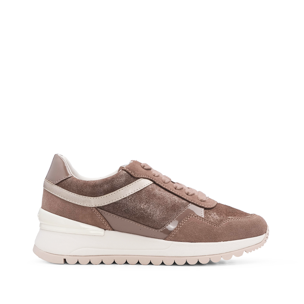 Sapatilha Casual Mulher Camurça Taupe