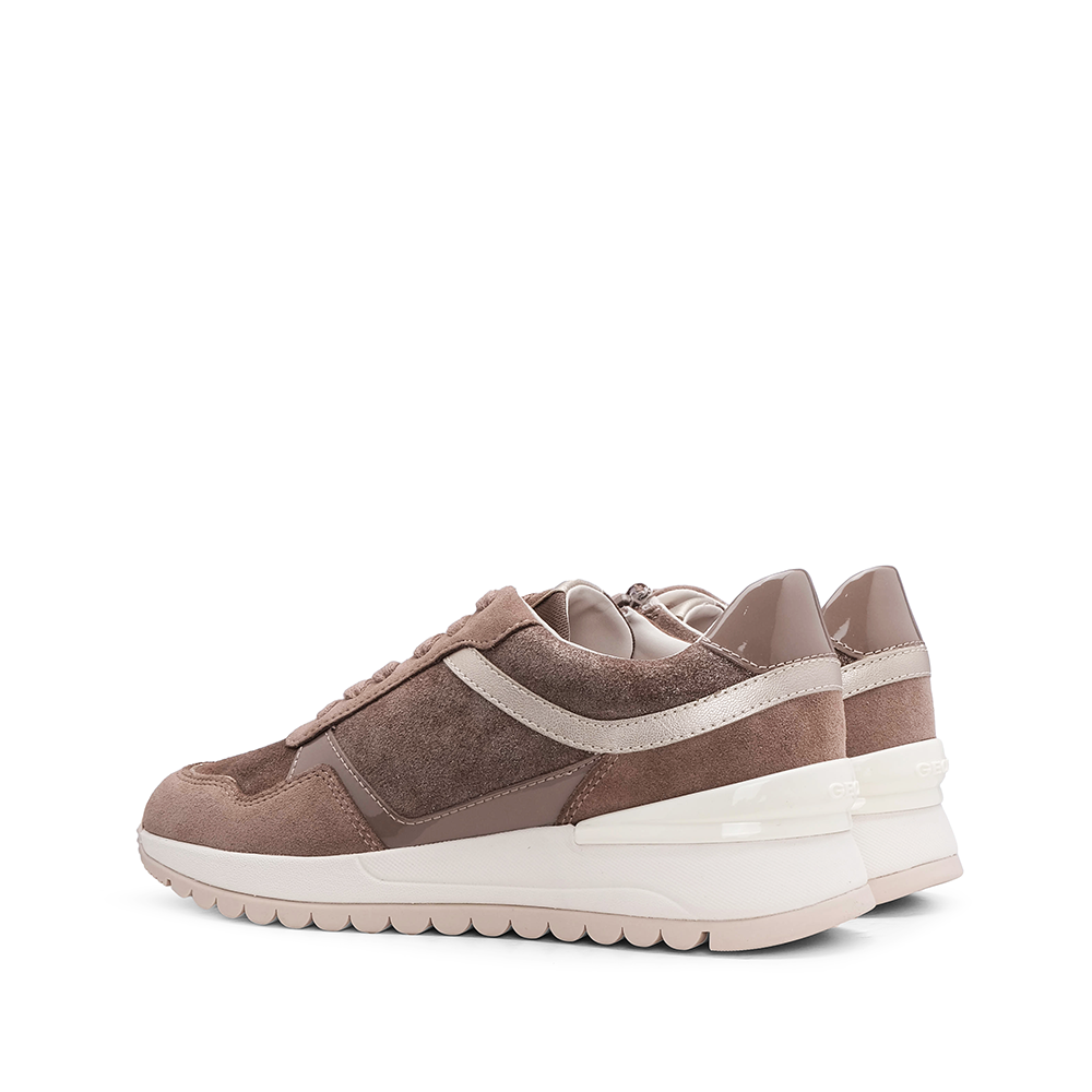 Sapatilha Casual Mulher Camurça Taupe