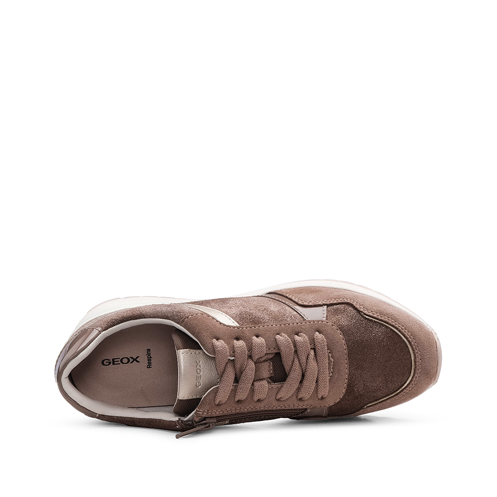 Sapatilha Casual Mulher Camurça Taupe