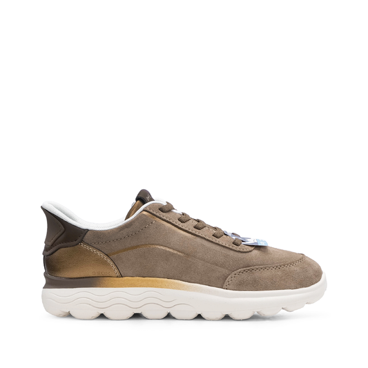 Sapatilha Casual Mulher Camurça Taupe
