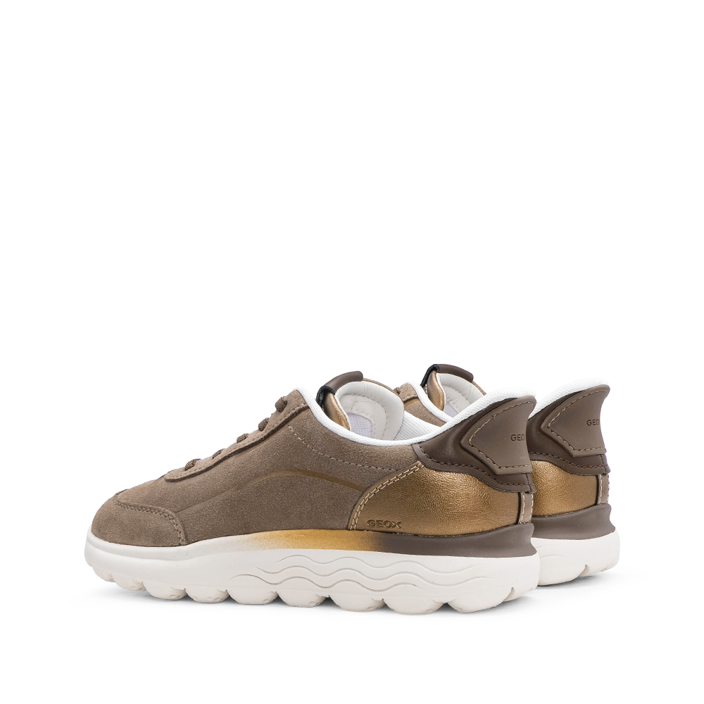 Sapatilha Casual Mulher Camurça Taupe