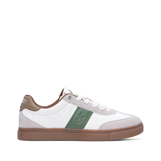 Sapatilha Casual Mulher Bege E Branco