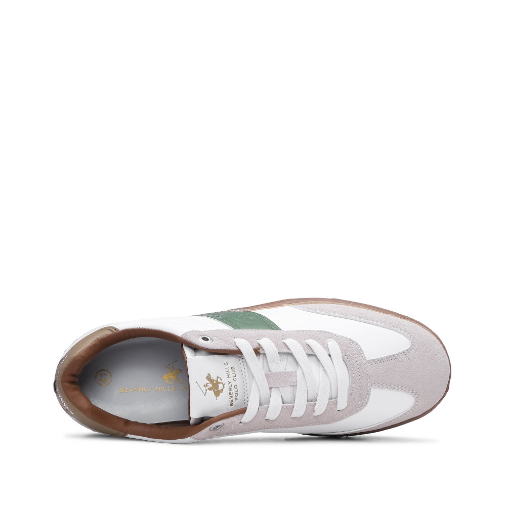 Sapatilha Casual Mulher Bege E Branco