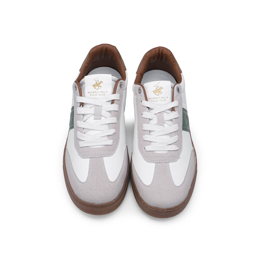 Sapatilha Casual Mulher Bege E Branco