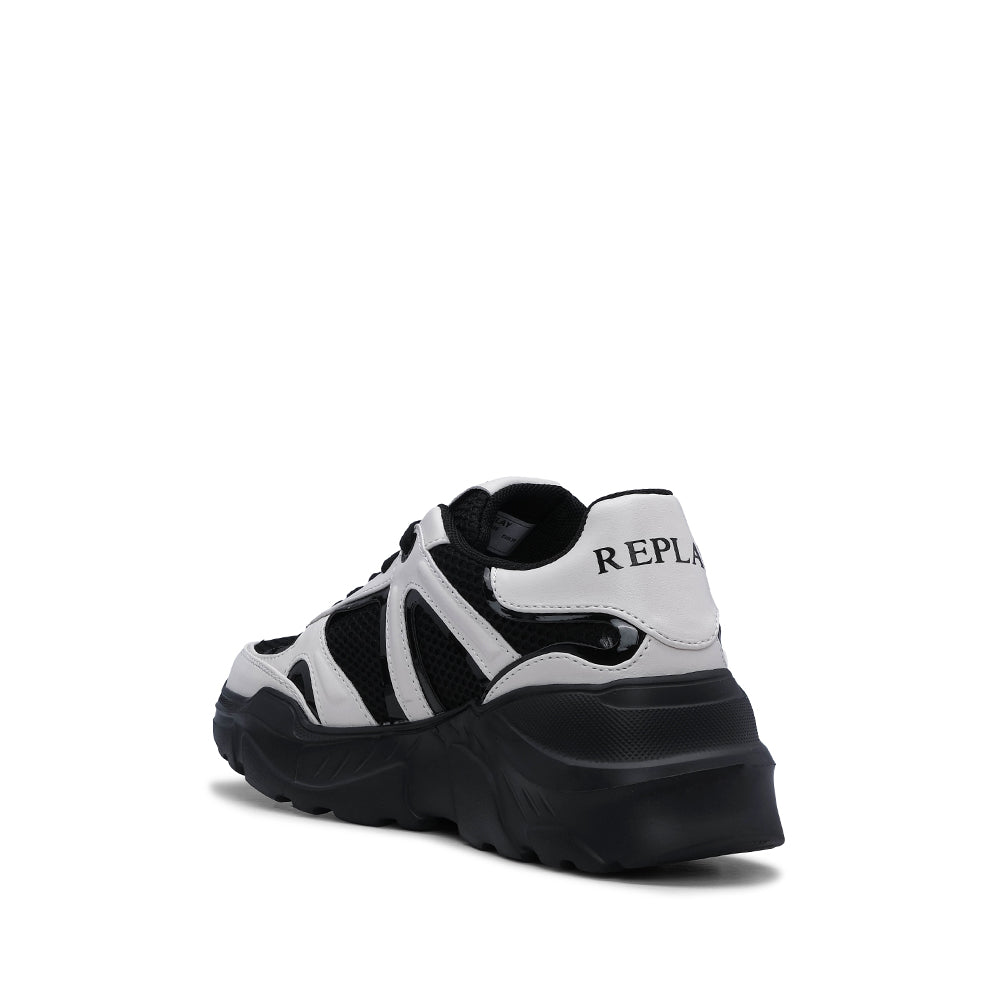Sapatilha Casual Mulher Branco E Preto