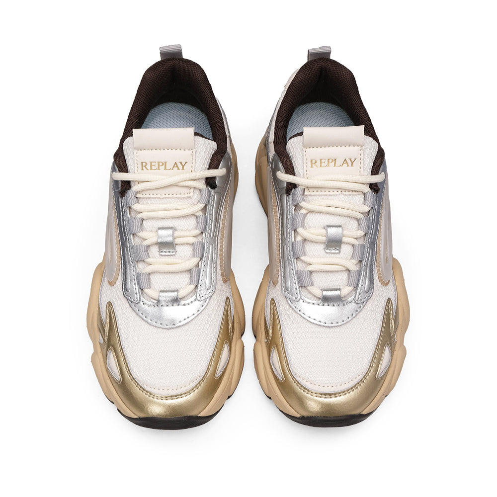 Sapatilha Casual Mulher Dourado