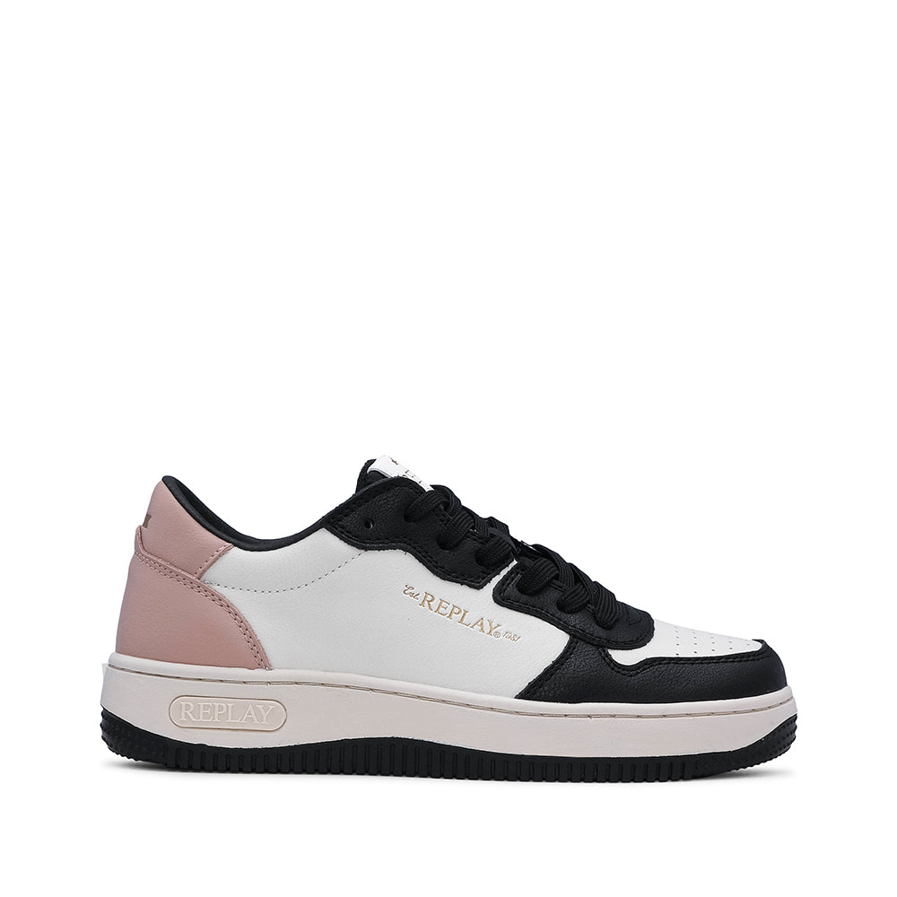 Sapatilha Casual Mulher  Branco E Preto