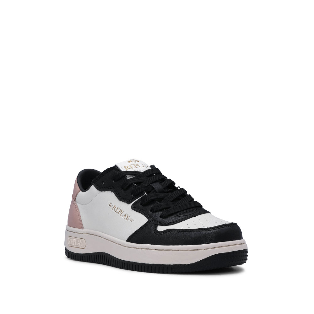 Sapatilha Casual Mulher  Branco E Preto