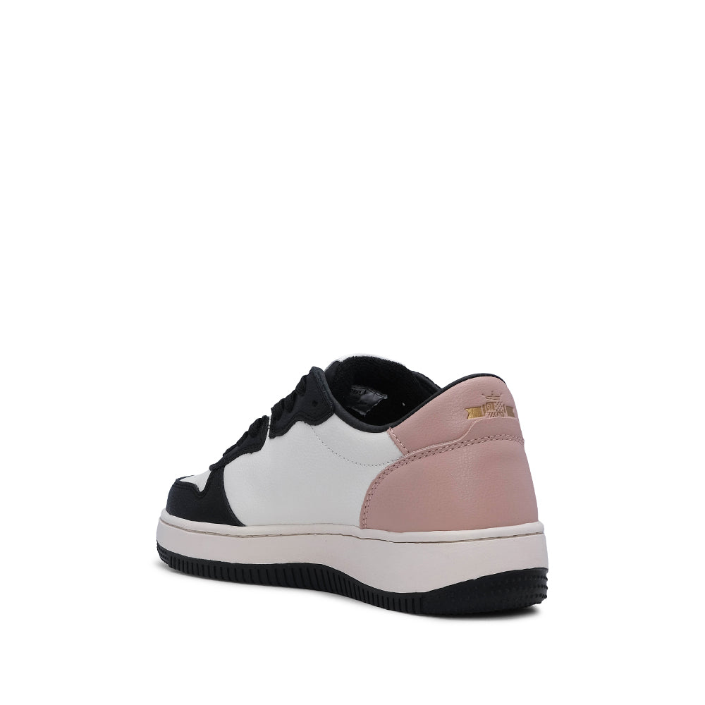 Sapatilha Casual Mulher  Branco E Preto