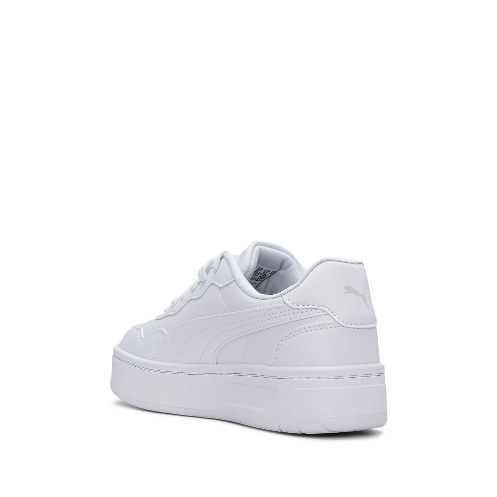 Sapatilha Casual Mulher Court Lally Skye Branco Branco