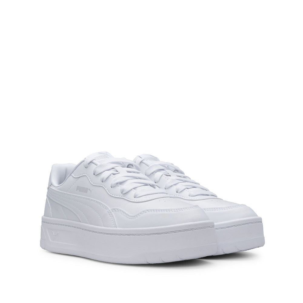 Sapatilha Casual Mulher Court Lally Skye Branco Branco