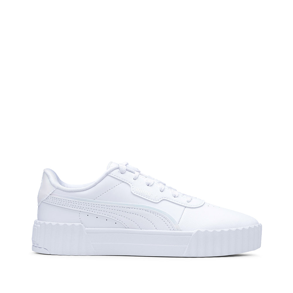 Sapatilha Casual Mulher Carina 3.0 Branco E Prata