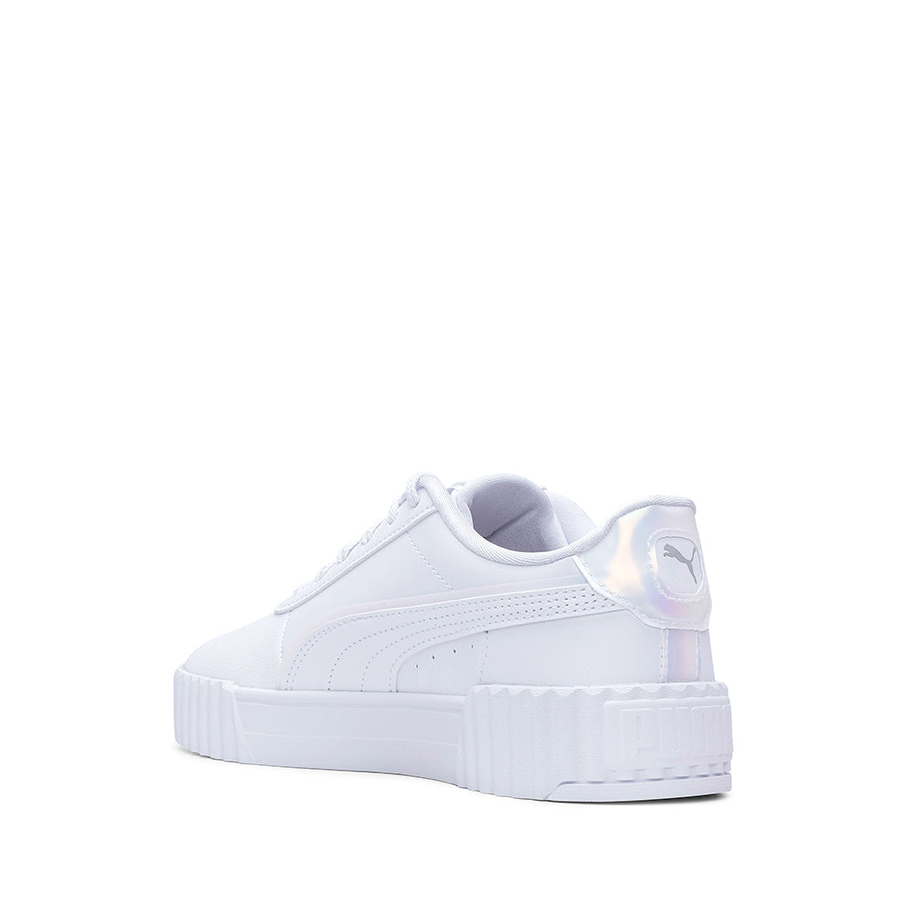Sapatilha Casual Mulher Carina 3.0 Branco E Prata