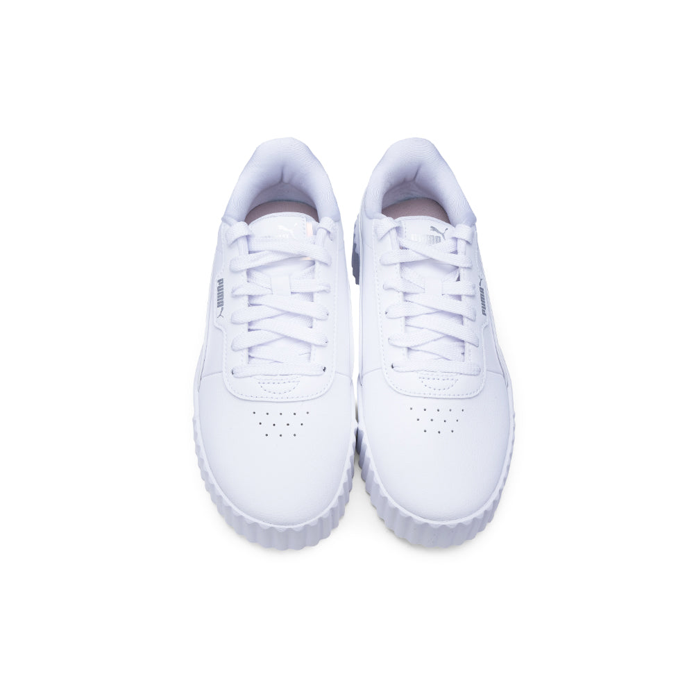 Sapatilha Casual Mulher Carina 3.0 Branco E Prata