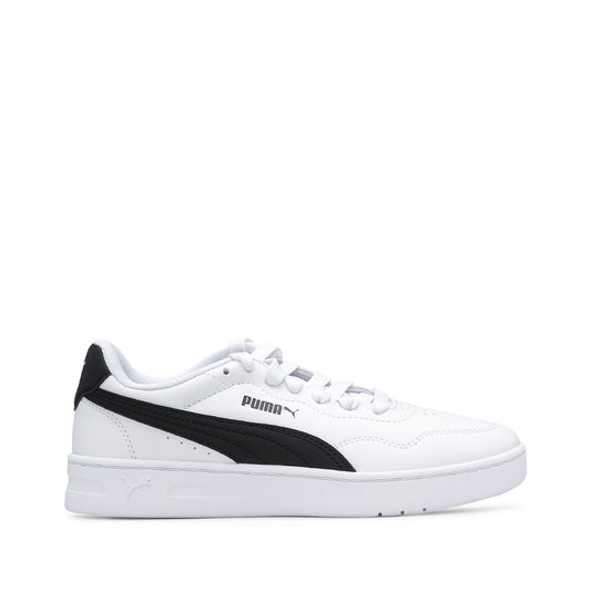 Sapatilha Casual Mulher Court Lally Branco E Preto