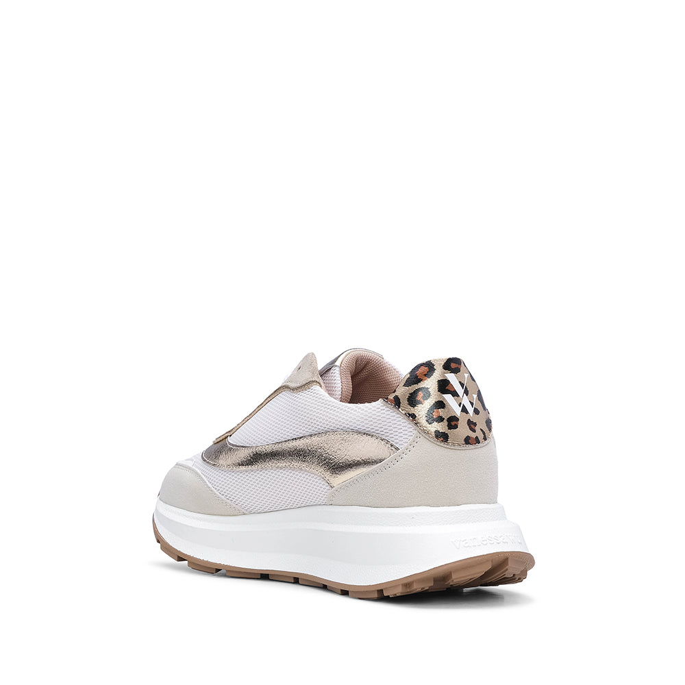 Sapatilha Casual Mulher Dourado