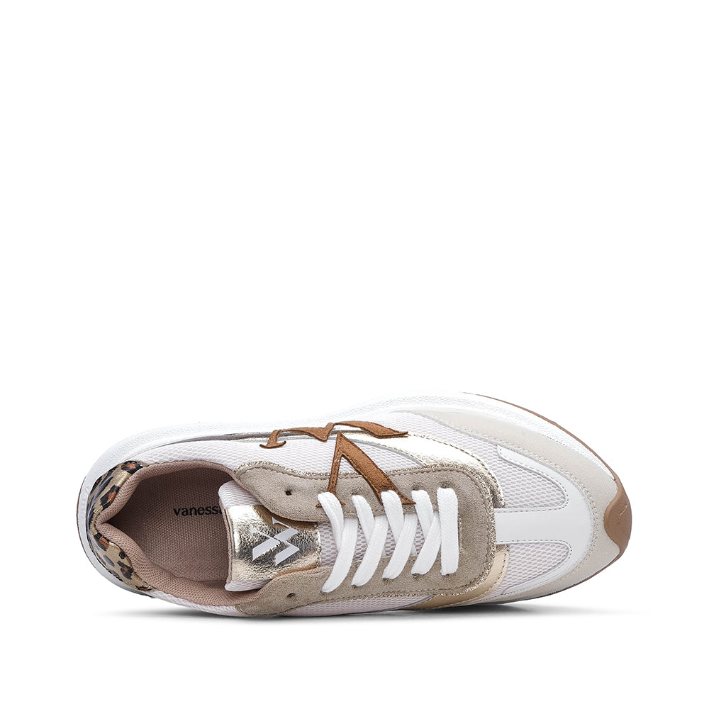 Sapatilha Casual Mulher Dourado