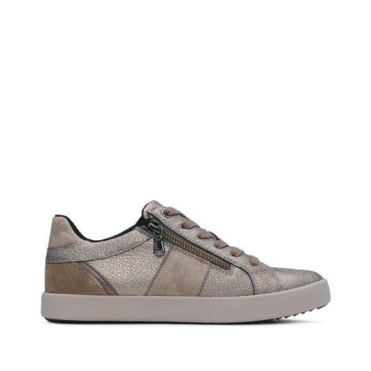 Sapatilha Casual Mulher Pele Taupe
