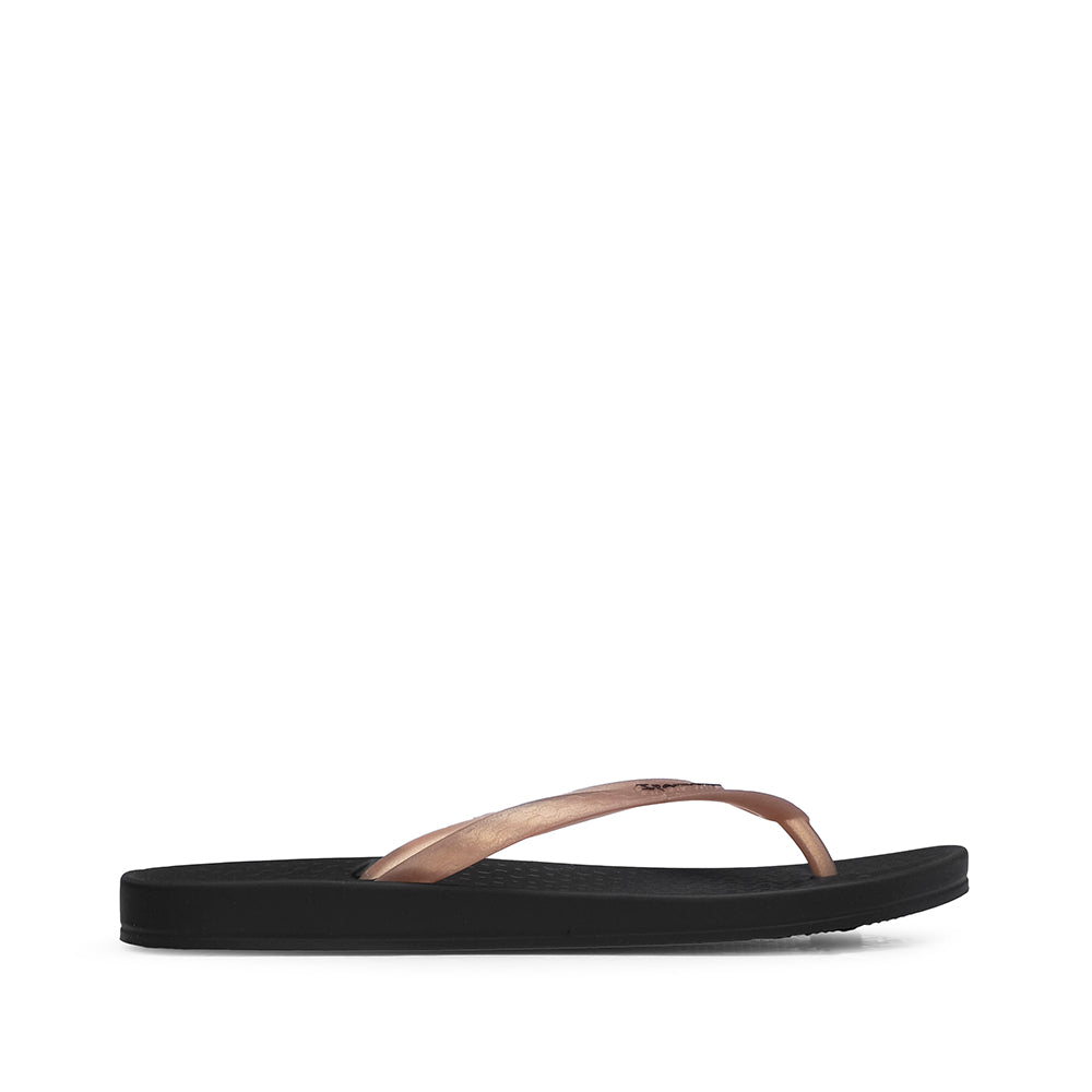 Chinelo Praia Mulher Pretoedourado