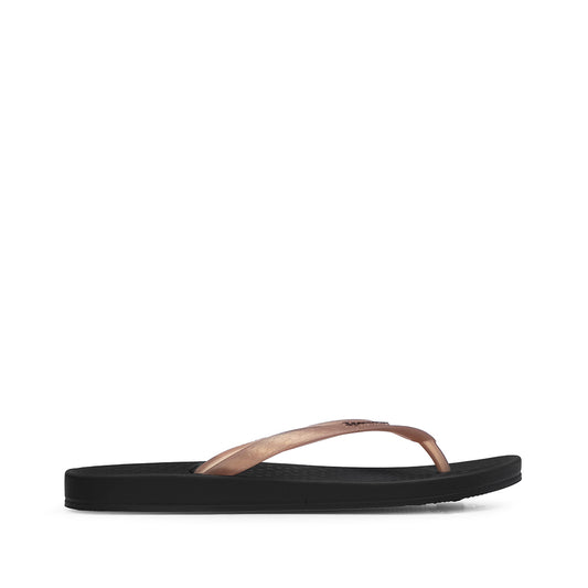 Chinelo Praia Mulher Pretoedourado