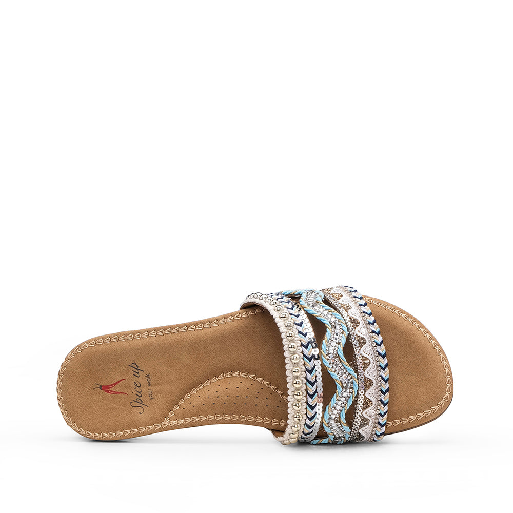 Chinelo Casual Mulher Azul