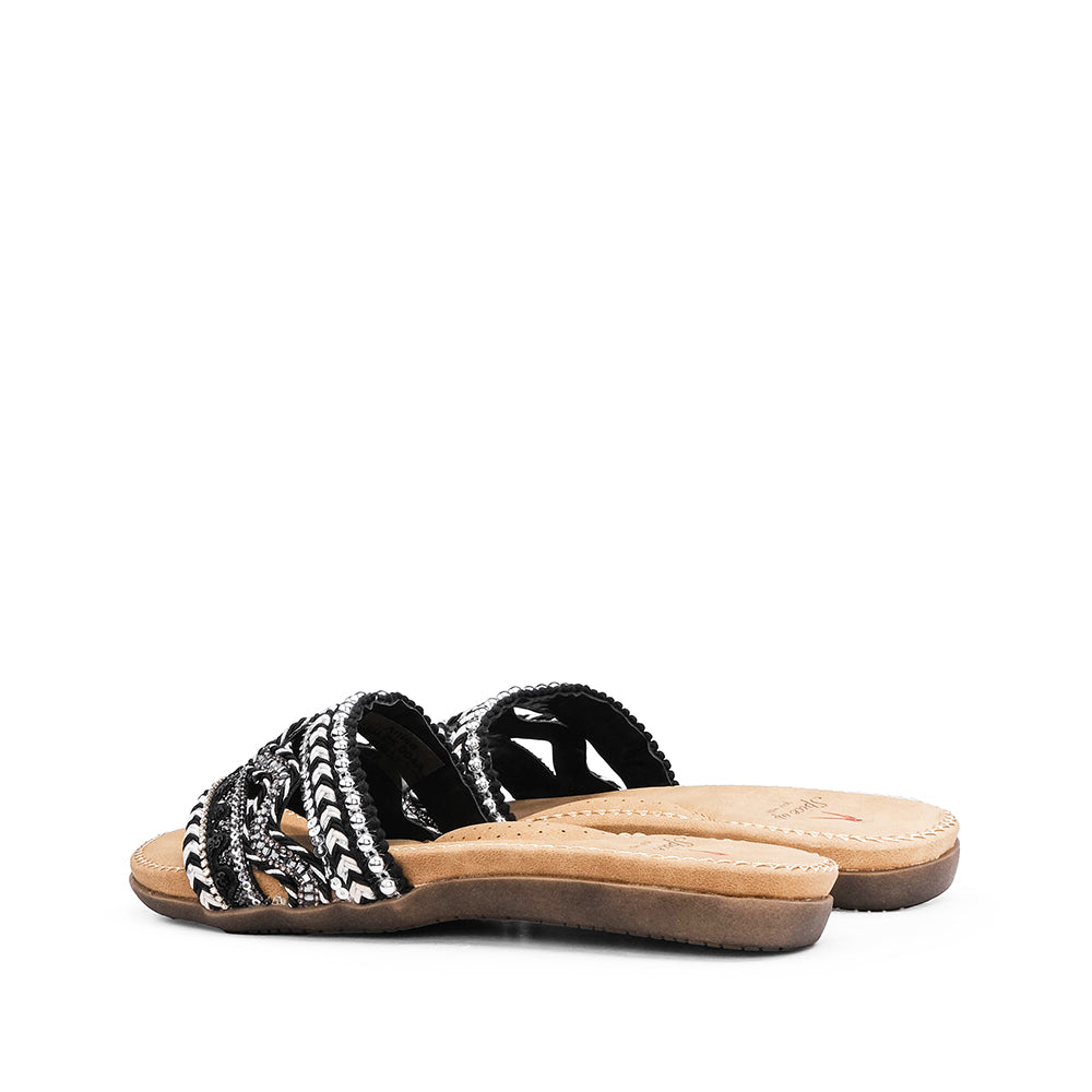 Chinelo Casual Mulher Preto