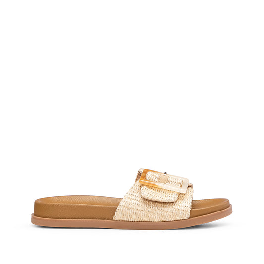 Chinelo Casual Mulher Bege