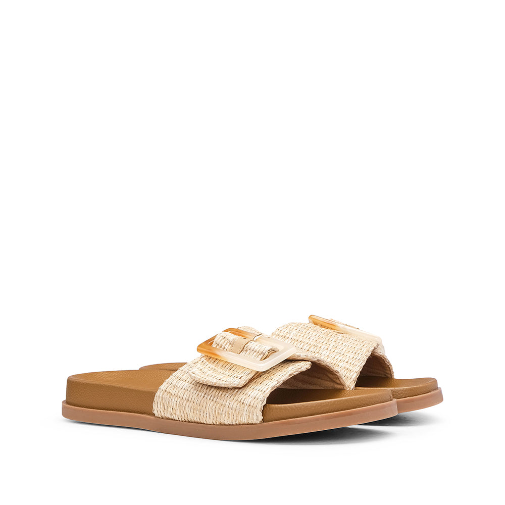 Chinelo Casual Mulher Bege