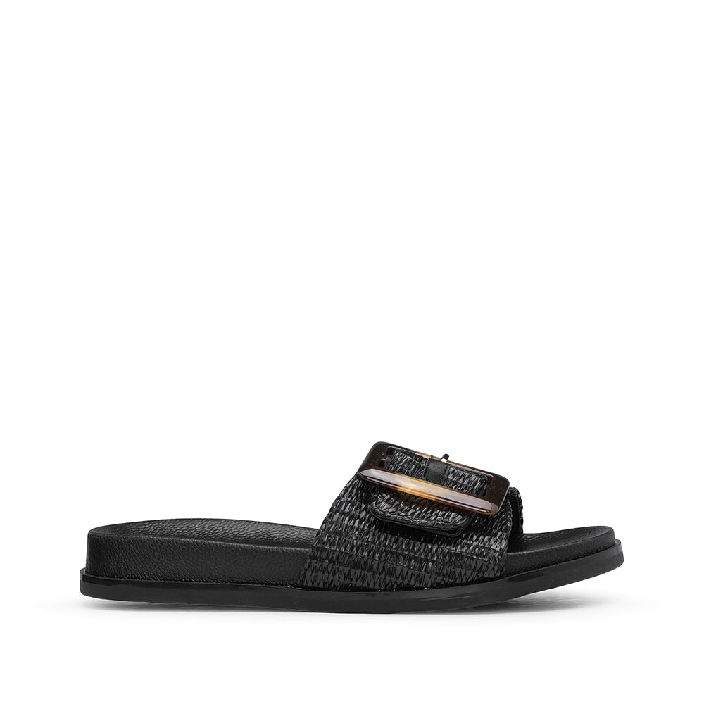 Chinelo Casual Mulher Preto