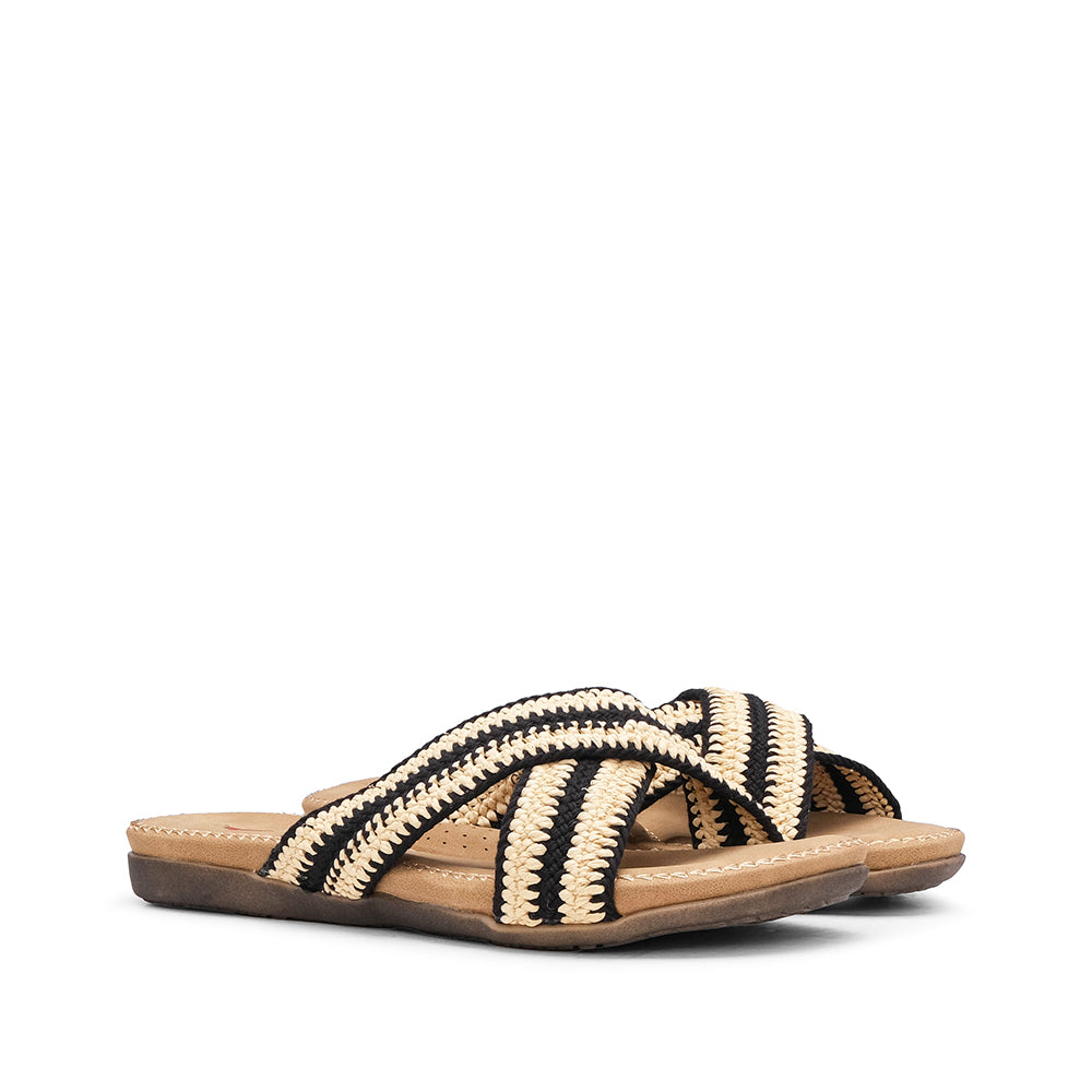 Chinelo Casual Mulher Preto