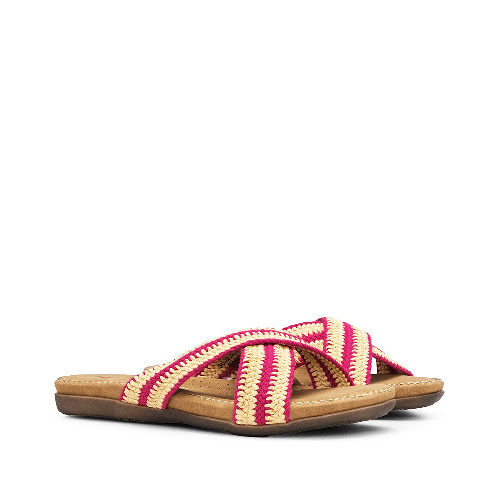 Chinelo Casual Mulher Rosa