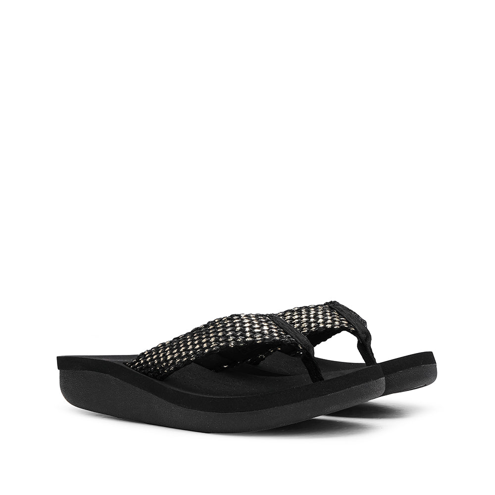 Chinelo Casual Mulher Preto