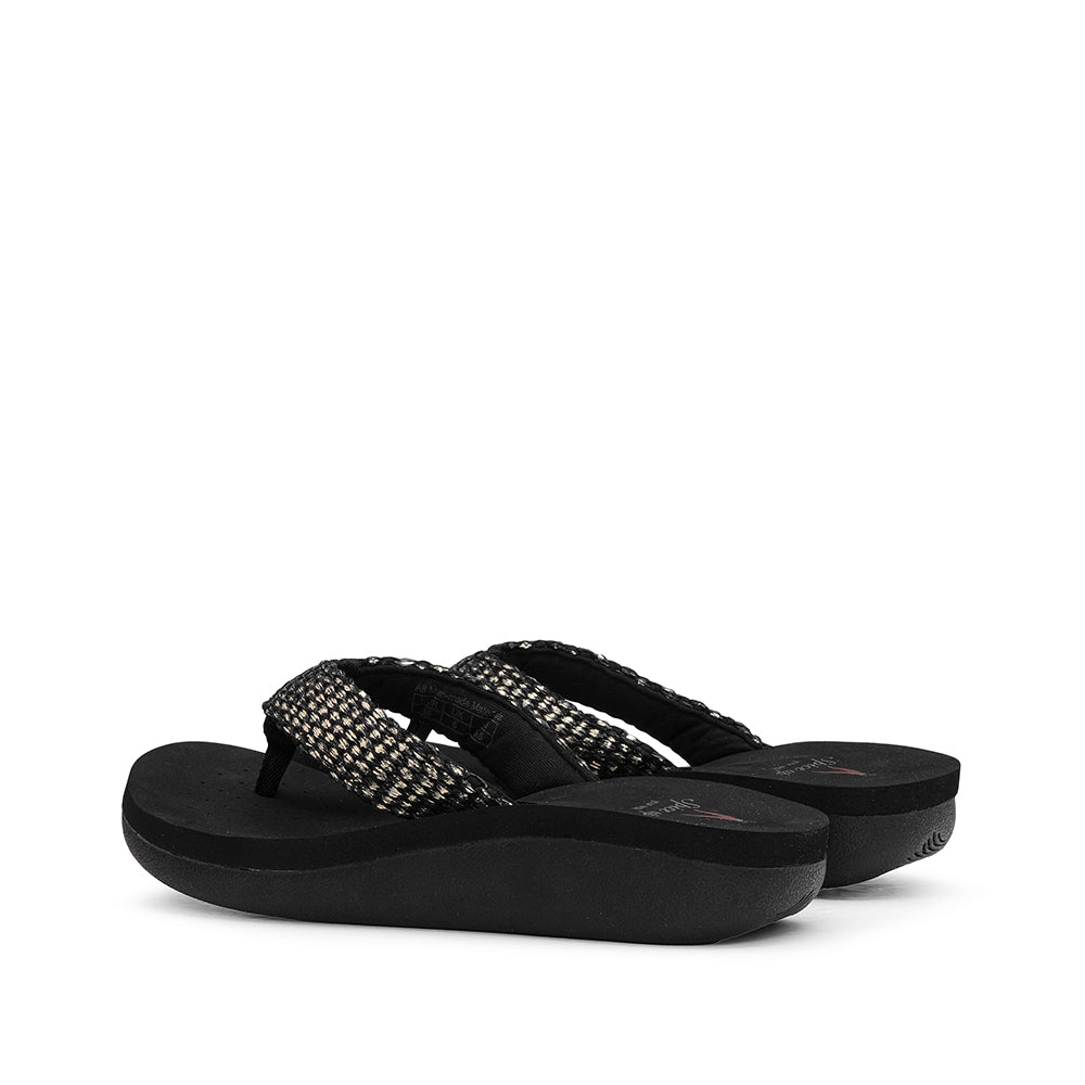 Chinelo Casual Mulher Preto