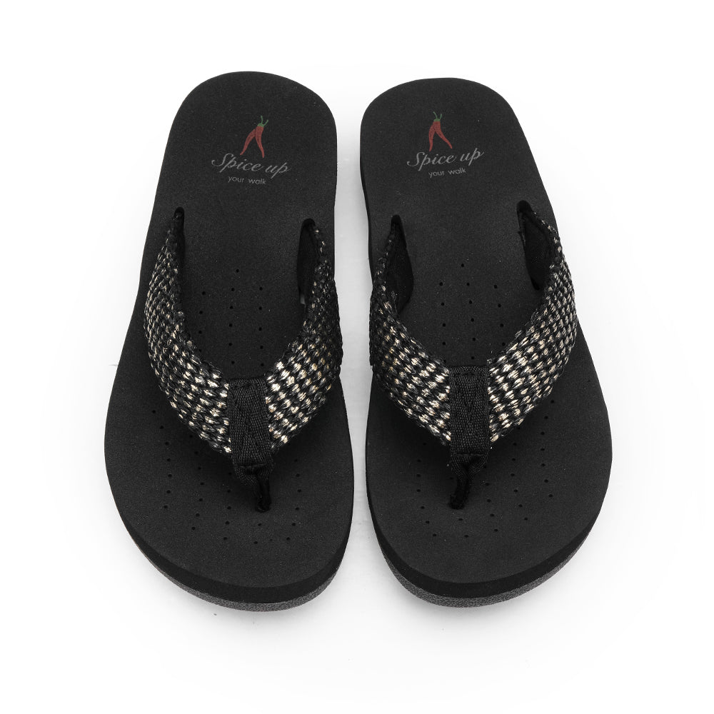 Chinelo Casual Mulher Preto