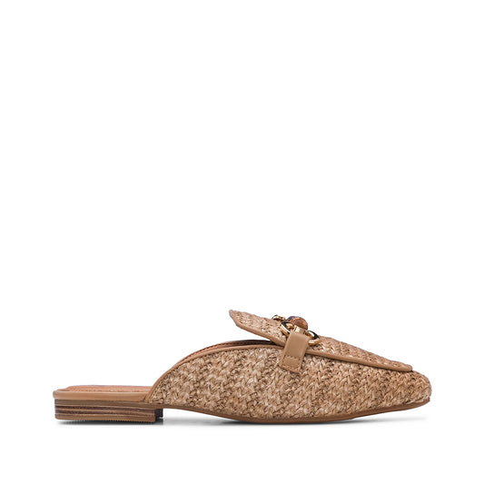 Chinelo Mule Mulher Taupe