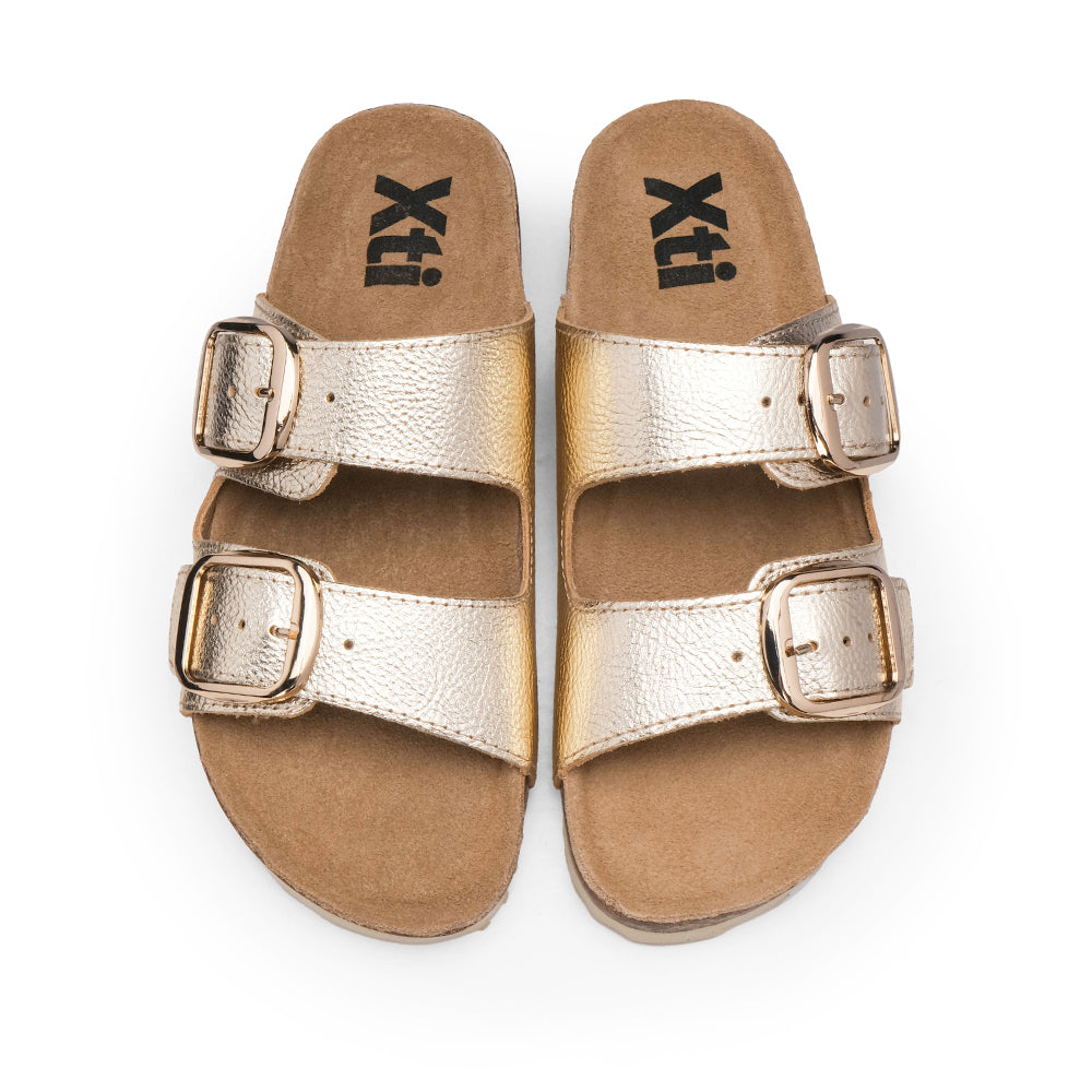Chinelo Casual Mulher Dourado
