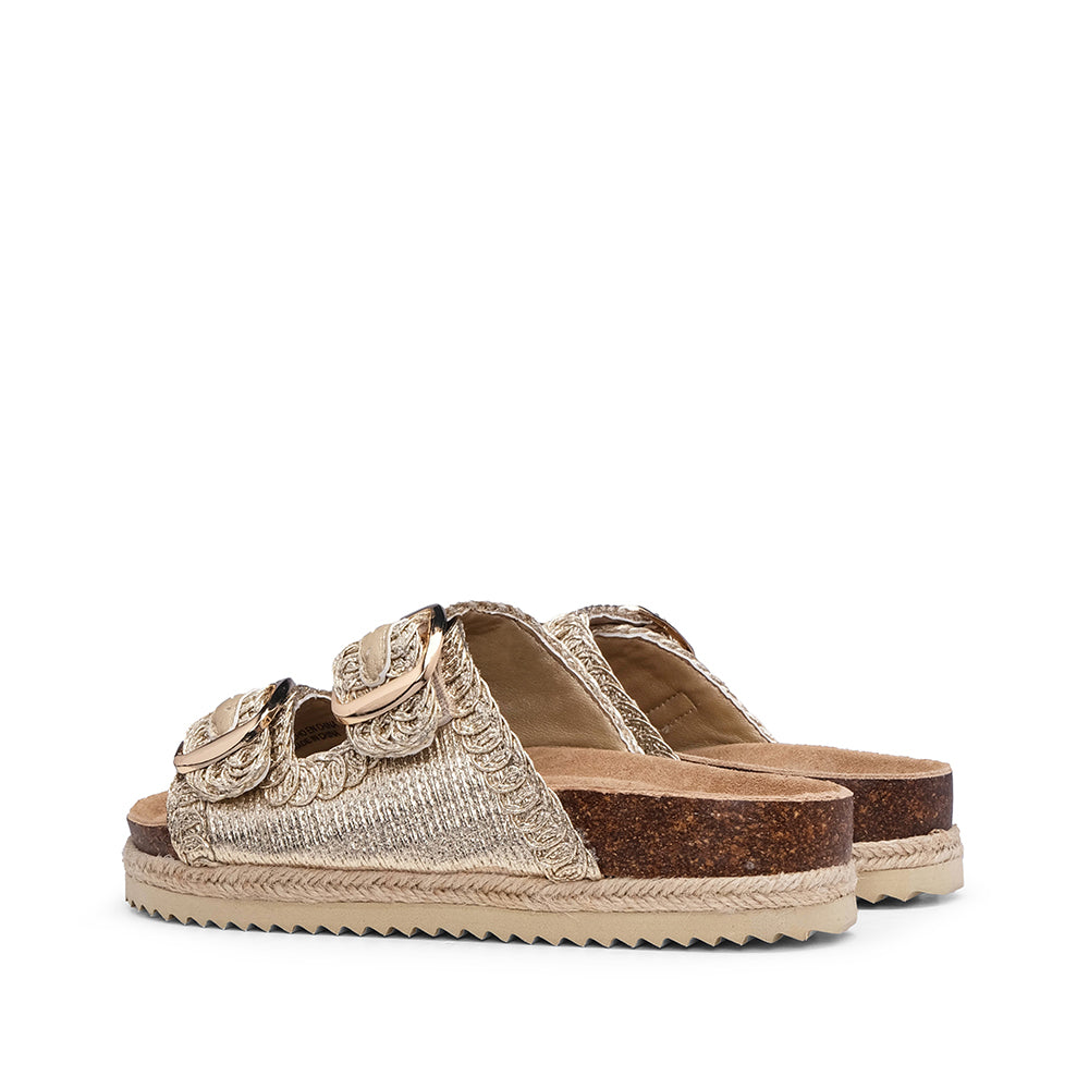 Chinelo Casual Mulher Dourado