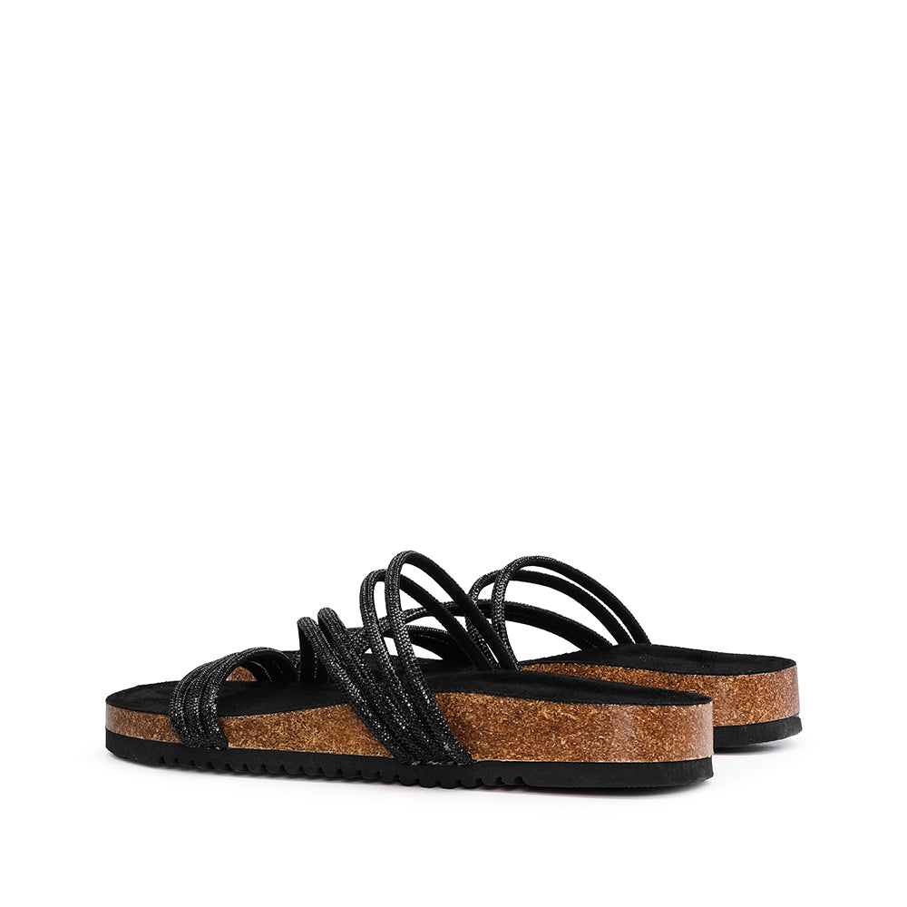 Chinelo Casual Mulher Preto