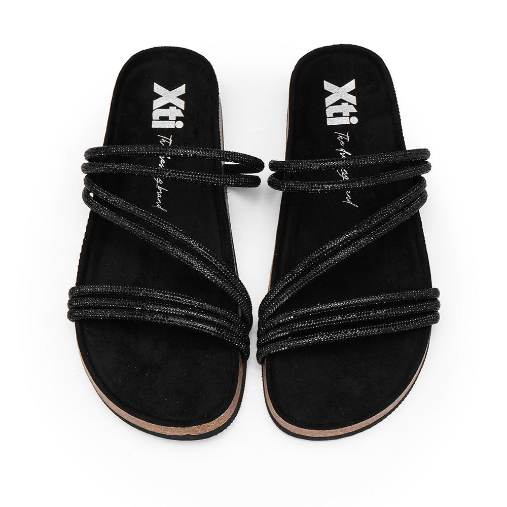 Chinelo Casual Mulher Preto